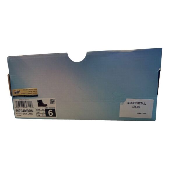 Skechers Synergy - Diva Lane Brown Boots - Women’s Size 6 NEW WITH BOX - Picture 7 of 7